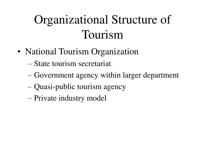 tourism organizations example