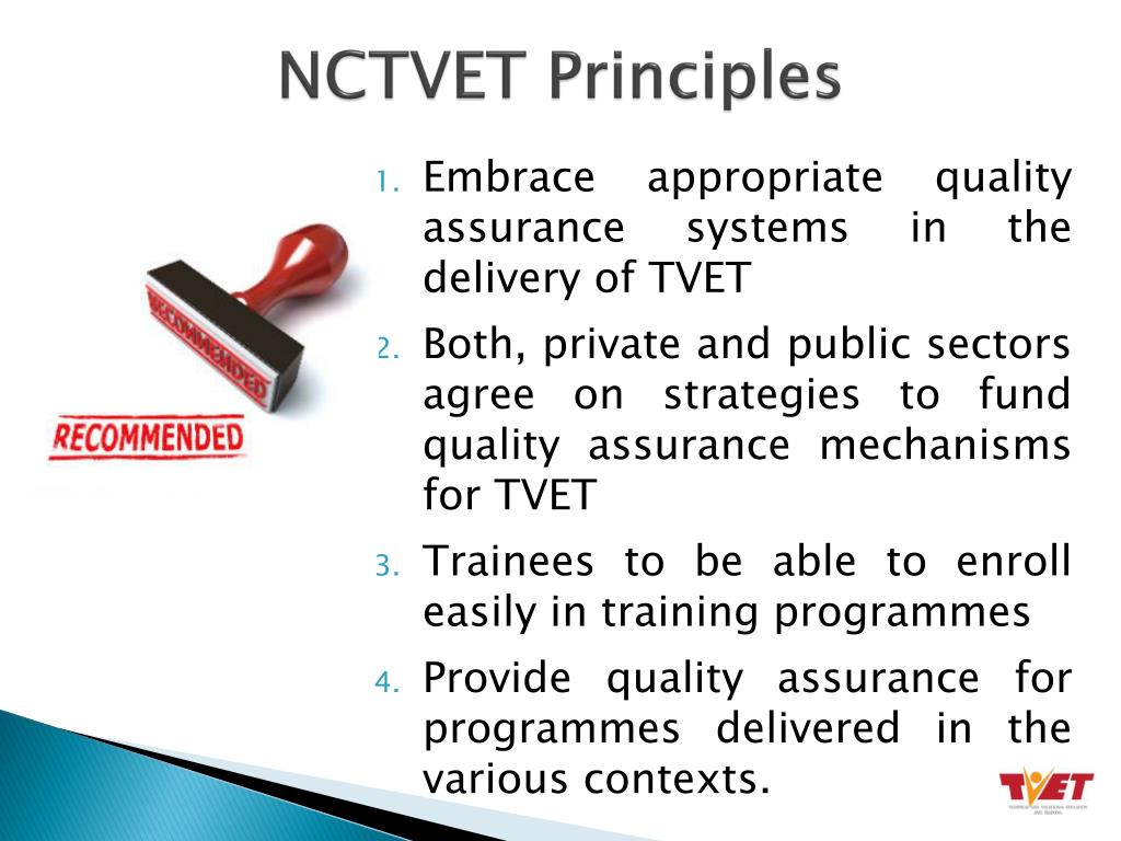 PPT - Quality Assurance for TVET in the Caribbean ...