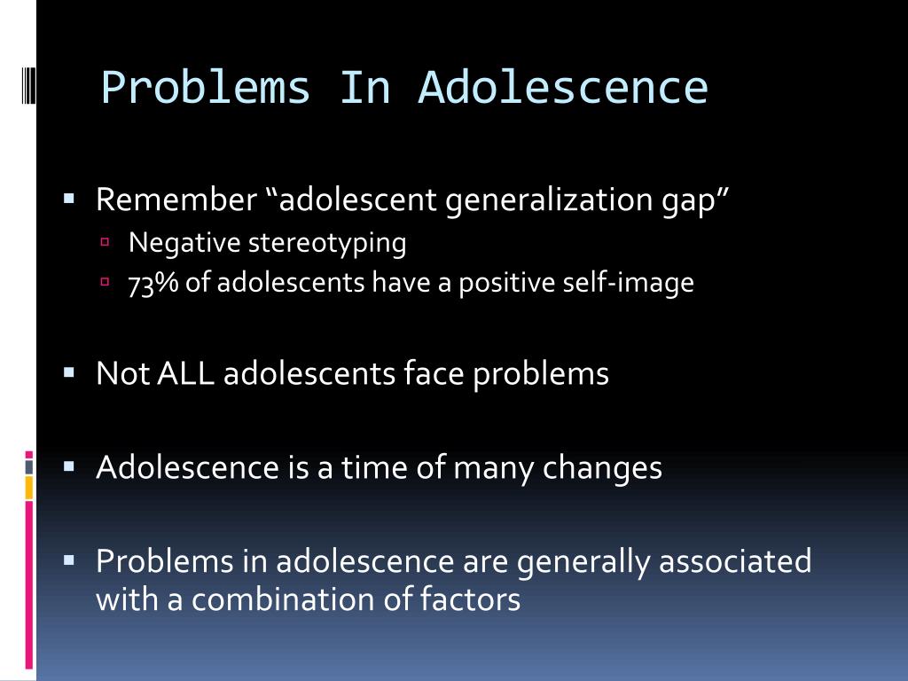 thesis on adolescent problems