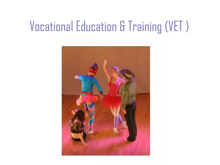 vocational education training vet n.