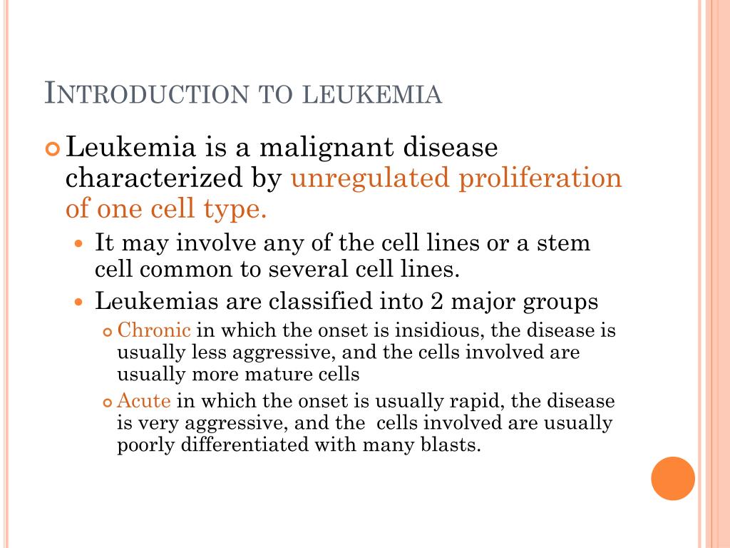 Ppt Introduction To Leukemia Powerpoint Presentation Free Download Id6645069