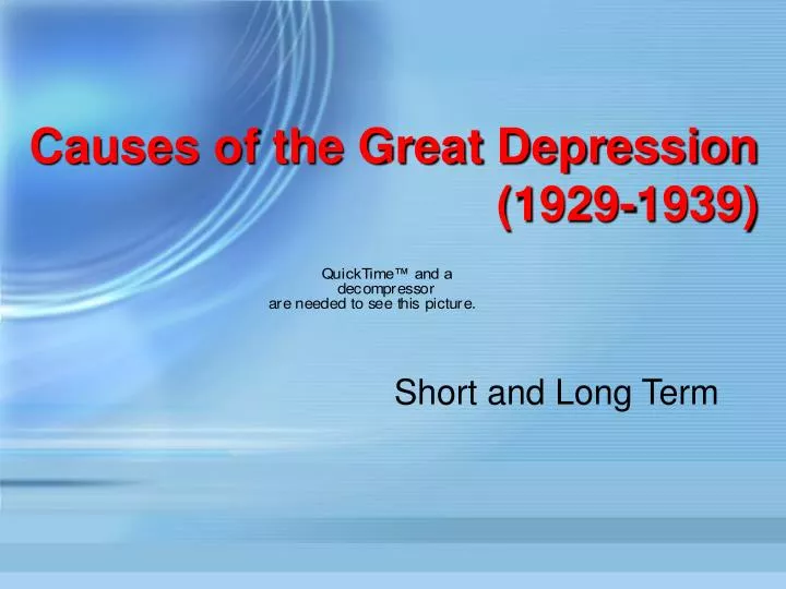 an introduction to the causes and legacies of the great depression an introduction to the causes and legacies of the great depression