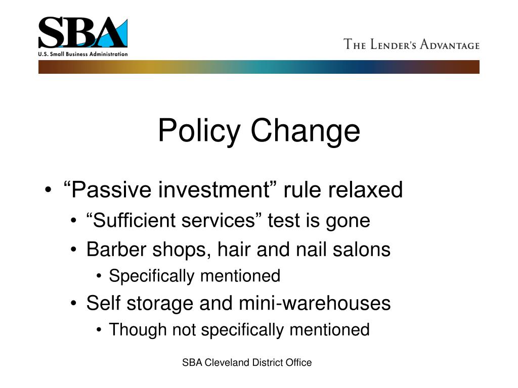 PPT SBA Policy Update SOP and Jobs Act PowerPoint Presentation, free