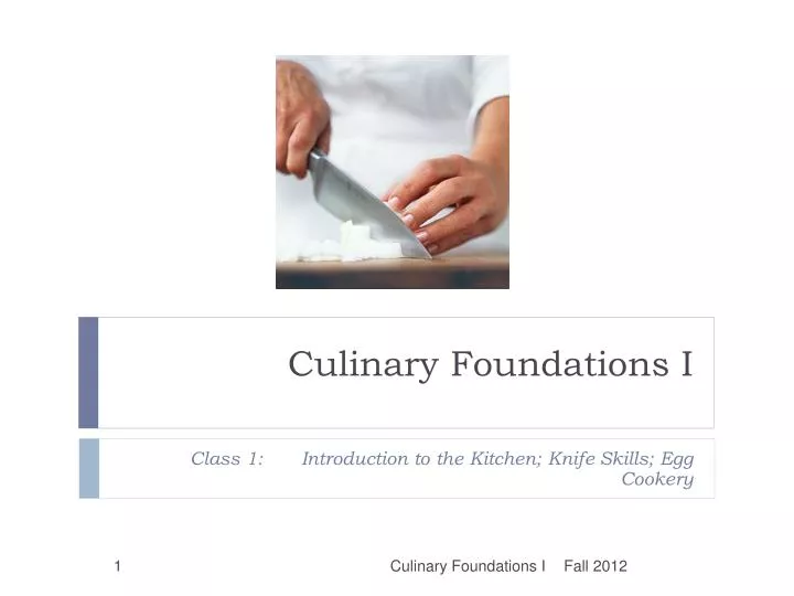culinary foundations i n.