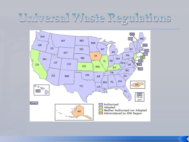 PPT Hazardous and Universal Waste PowerPoint Presentation ID6649586