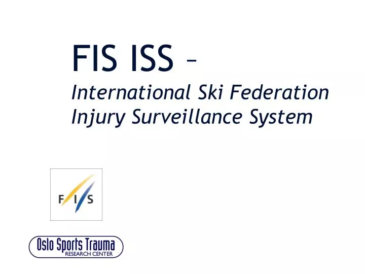 fis iss international ski federation injury surveillance system n.