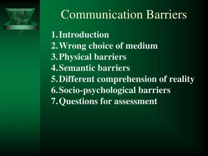 emotional barriers to communication