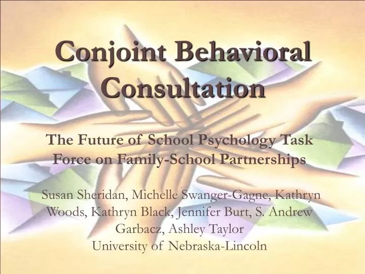 conjoint behavioral consultation n.