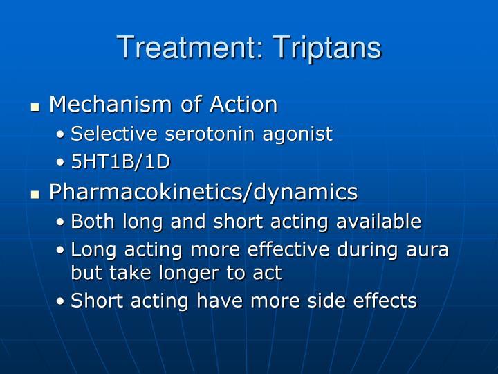Triptans Side Effects