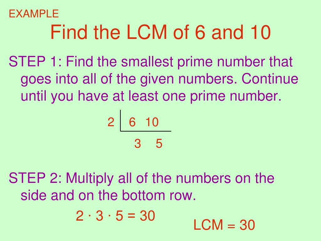 PPT - Least Common Multiples (LCM) PowerPoint Presentation, free ...