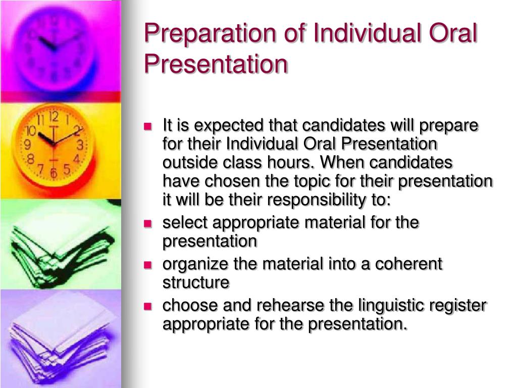 oral presentation types