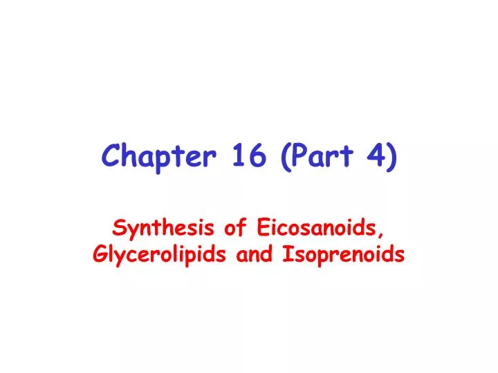 Ppt Chapter 16 Part 4 Powerpoint Presentation Free Download Id
