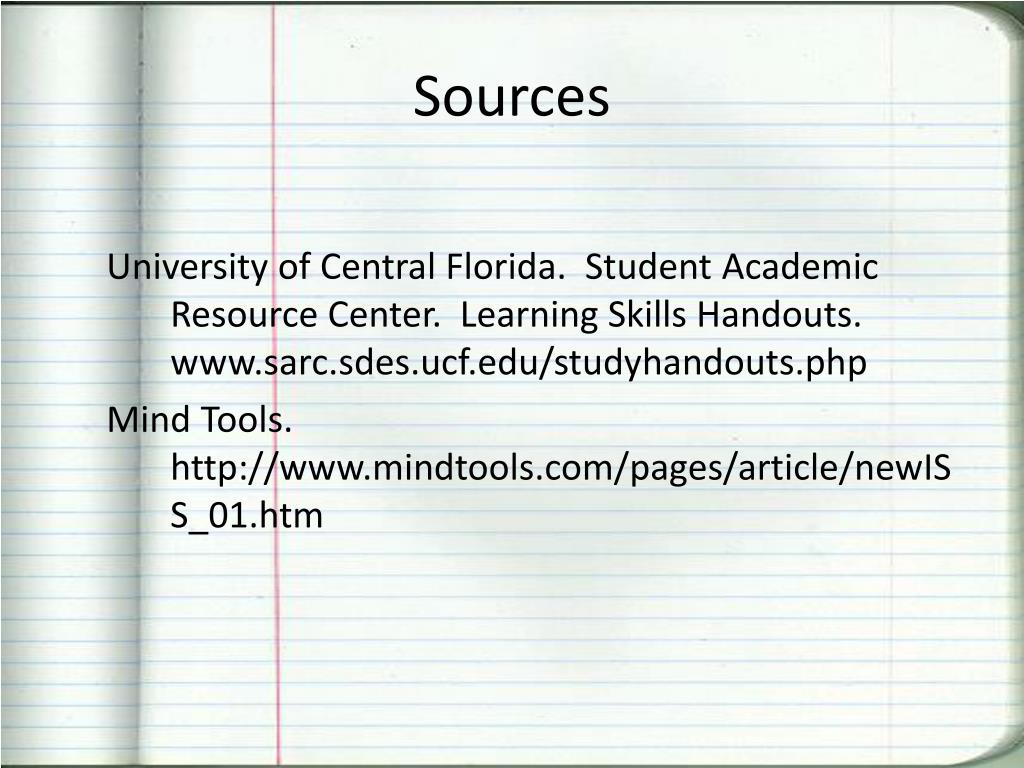 Sarc ucf handouts