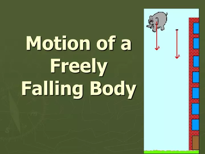 motion of a freely falling body n.
