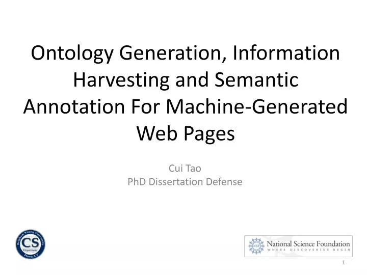 Phd dissertation semantic web