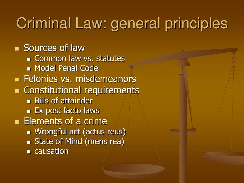 Law topics
