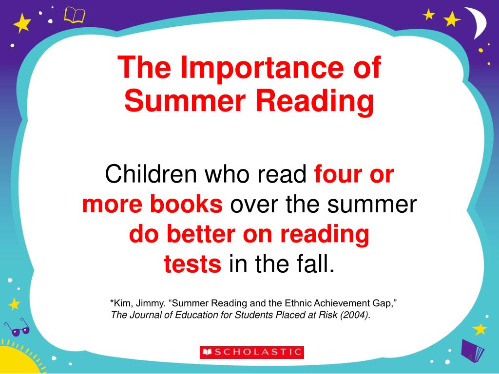 importance of summer reading essay