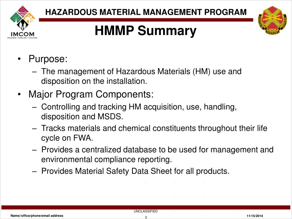 hazardous material business plan (hmbp) reporting requirements