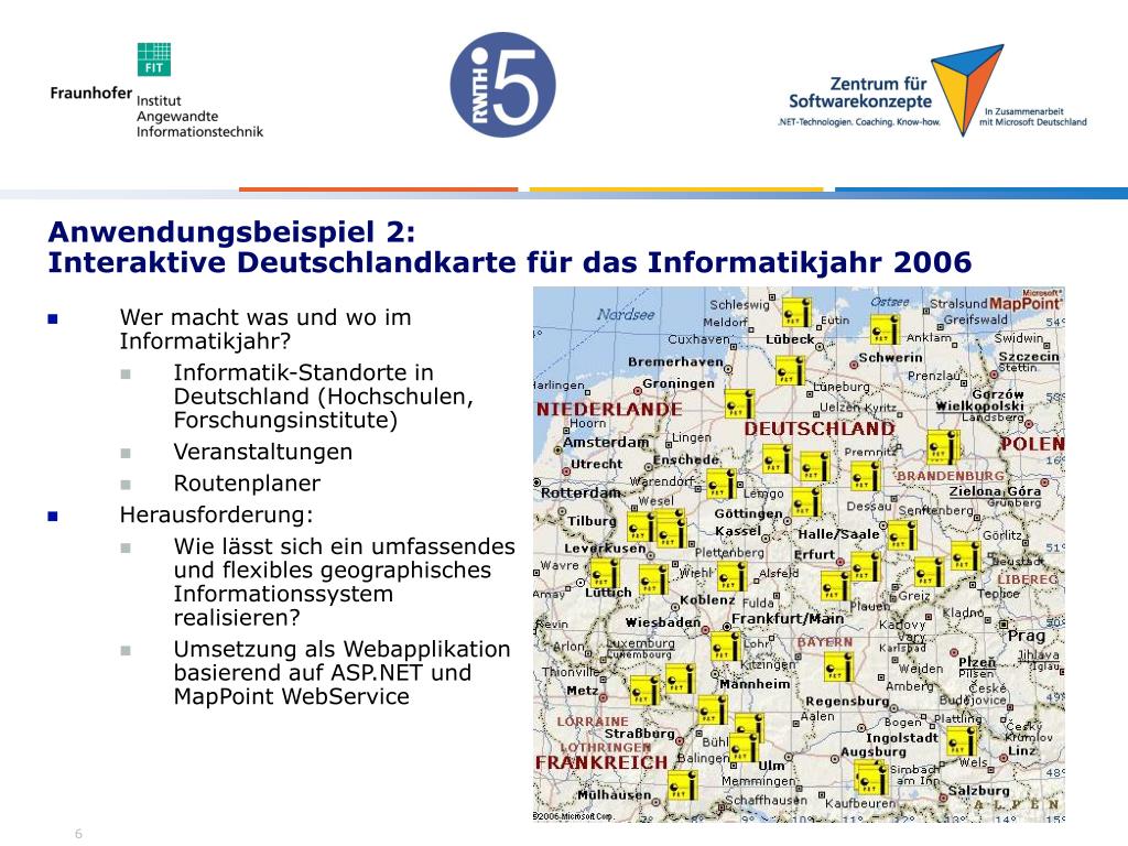 Interaktive Deutschlandkarte Powerpoint