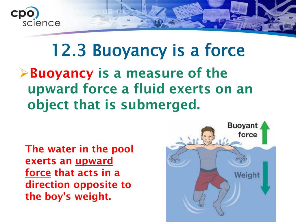 PPT 12.3 Buoyancy is a force PowerPoint Presentation, free download