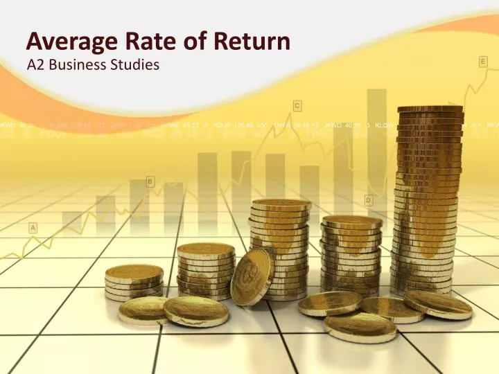 rate of return rate of return