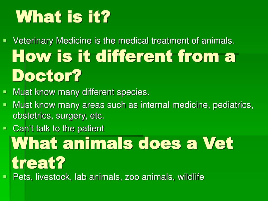 research topics about veterinary medicine
