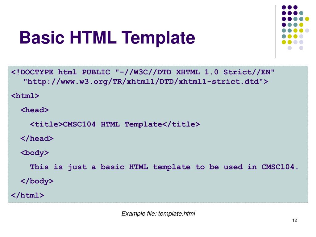 Html public w3c dtd