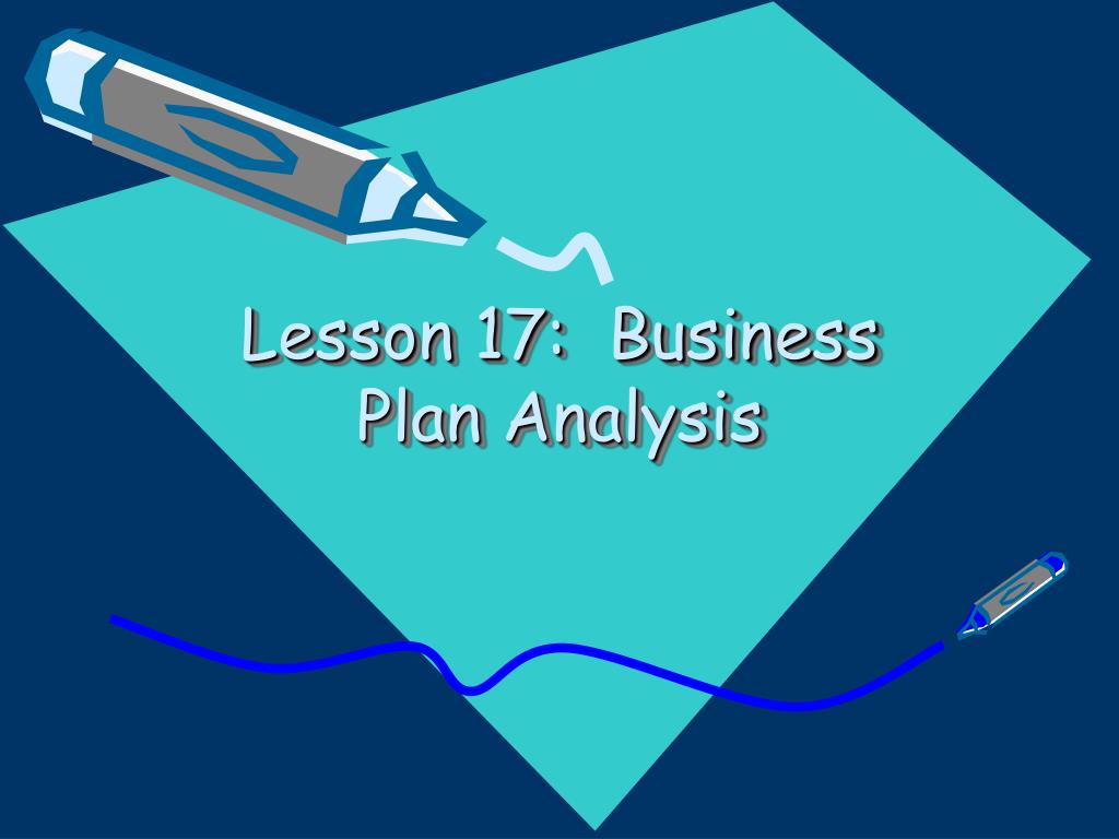 business plan analysis ppt