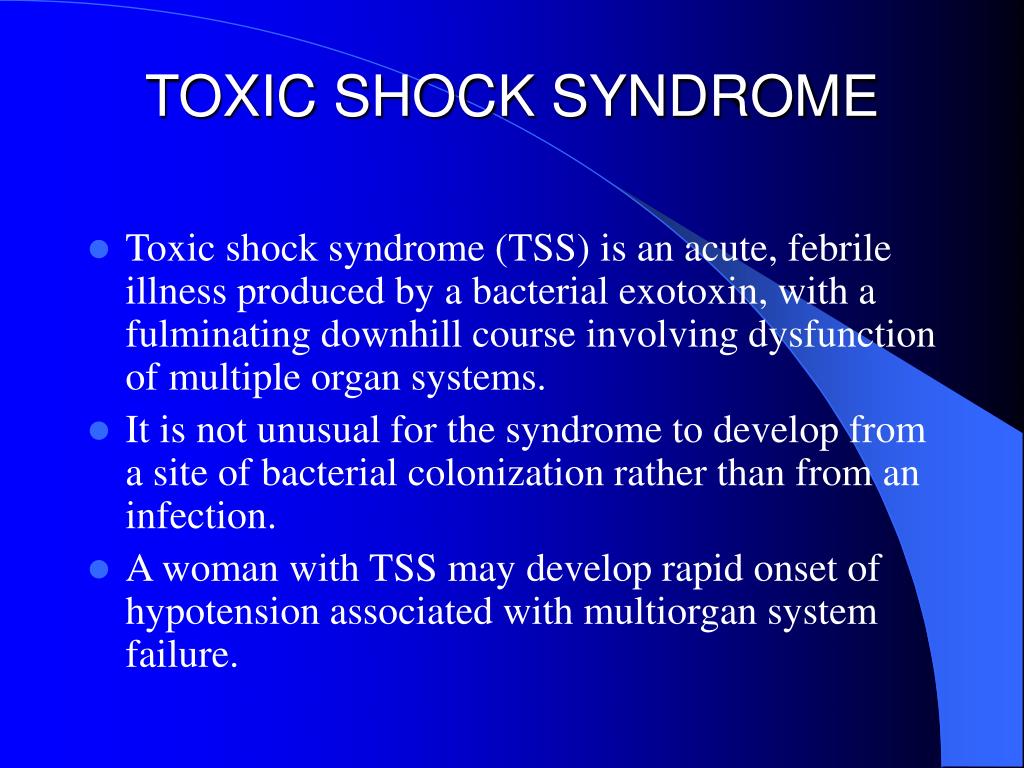 Ppt Toxic Shock Syndrome Powerpoint Presentation Free Download Id