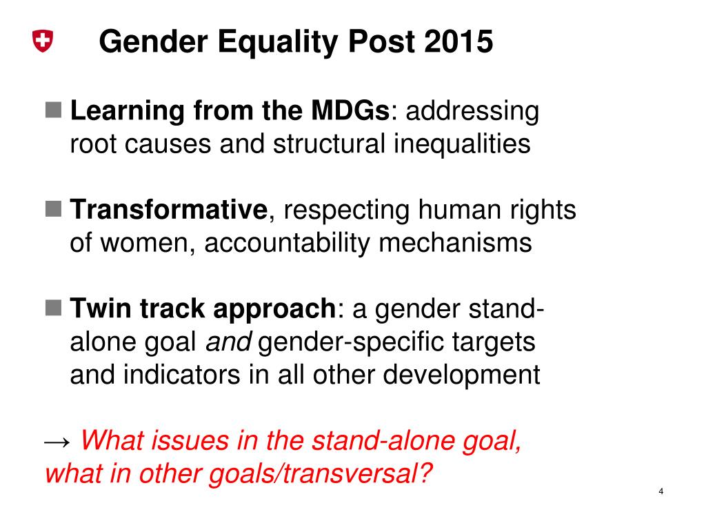 Ppt Gender Equality In The Post Agenda From Mdgs To Sdgs Powerpoint Presentation Id