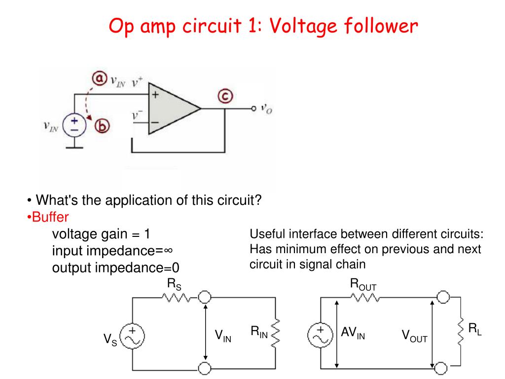 voltage follower op amp voltage follower op amp