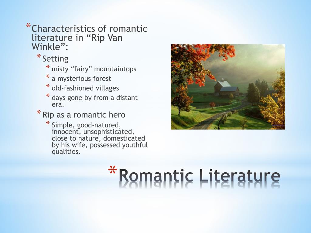 Characteristics Of Romanticism In Rip Van Winkle Csi Sigegov Org