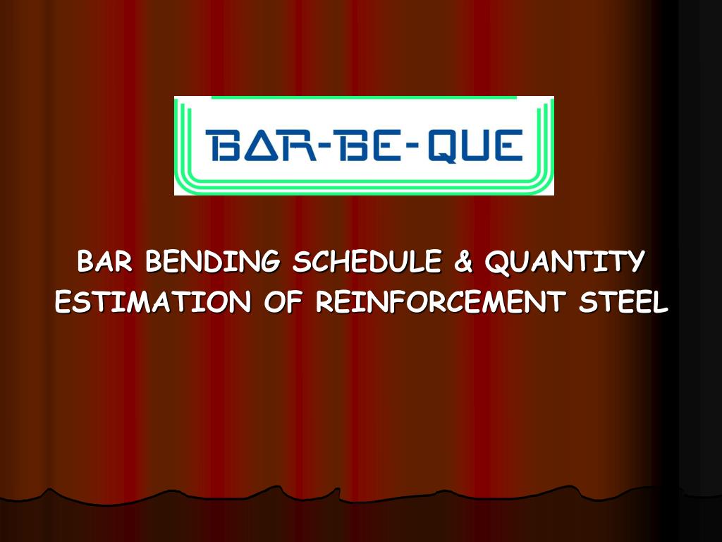 bar bending schedule quantity estimation of reinforcement steel n.