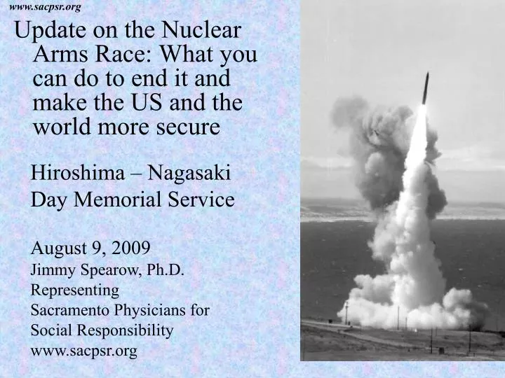 Ppt Hiroshima Nagasaki Day Memorial Service August 9 09 Jimmy Spearow Ph D Representing Powerpoint Presentation Id Ppt Hiroshima Nagasaki Day Memorial Service August 9 09 Jimmy Spearow Ph D Representing Powerpoint Presentation Id