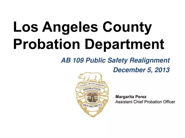 Los Angeles County Probation Department. 