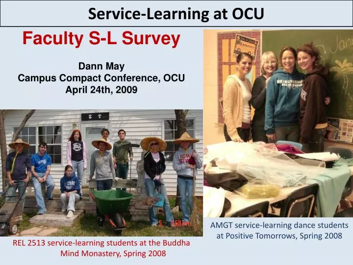 service learning at ocu n.