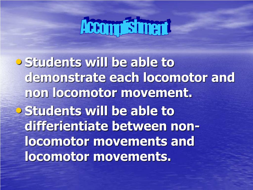 ppt 8 locomotor movements 8 non locomotor movements locomotor movements