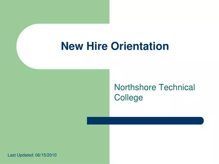 PPT New Hire Orientation PowerPoint Presentation, free download ID