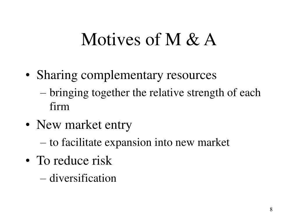 PPT - Lecture 12: Mergers And Acquisitions (M&A) PowerPoint ...