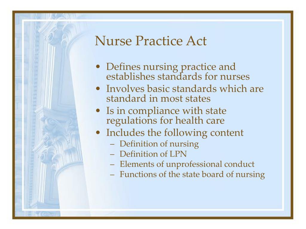 PPT Nursing and the Law PowerPoint Presentation, free download ID