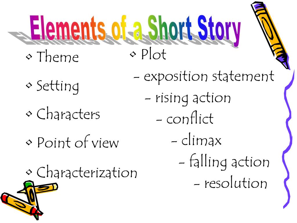 powerpoint presentation on elements of a short story