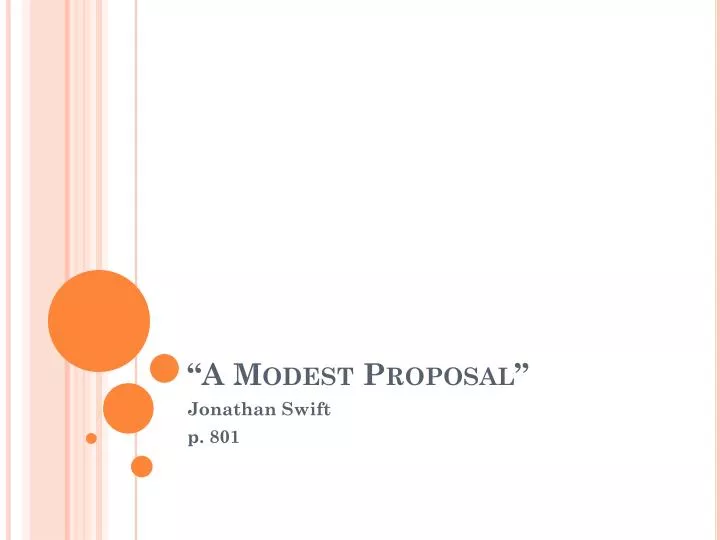 PPT “A Modest Proposal” PowerPoint Presentation, free download ID