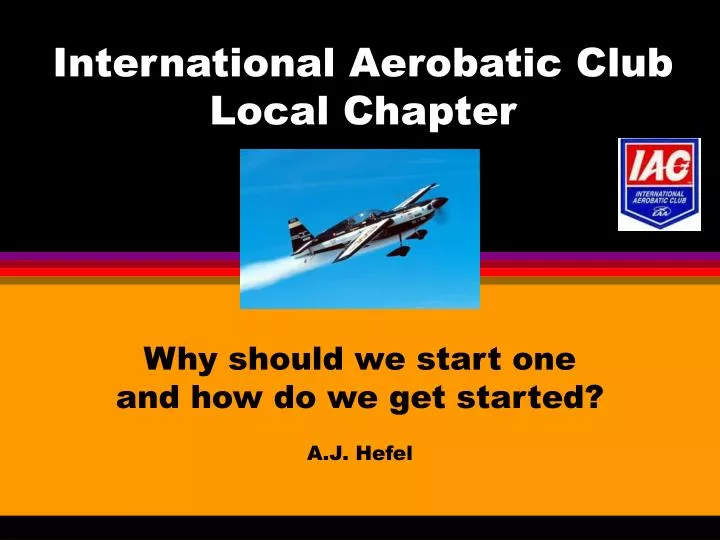 international aerobatic club local chapter n.