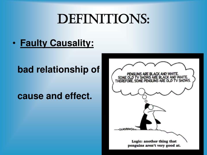 faulty causality examples faulty causality examples