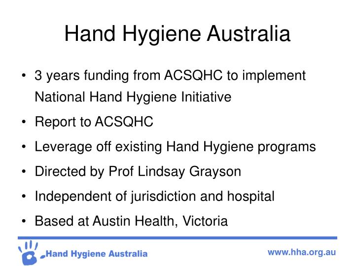PPT The National Hand Hygiene Initiative PowerPoint Presentation ID6672897