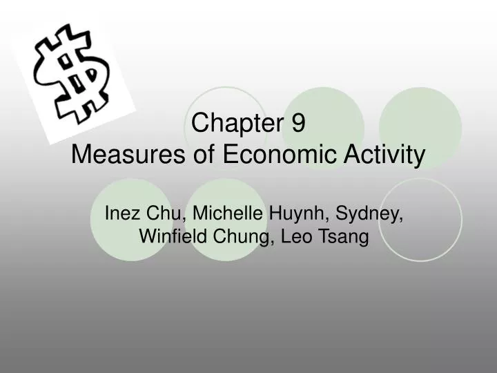 chapter 9 measures of economic activity n.
