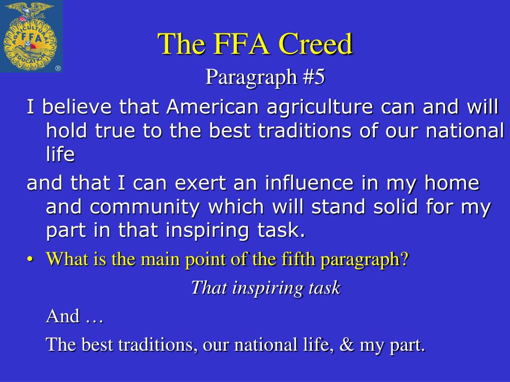 The Ffa Creed Printable the-ffa-creed-printable