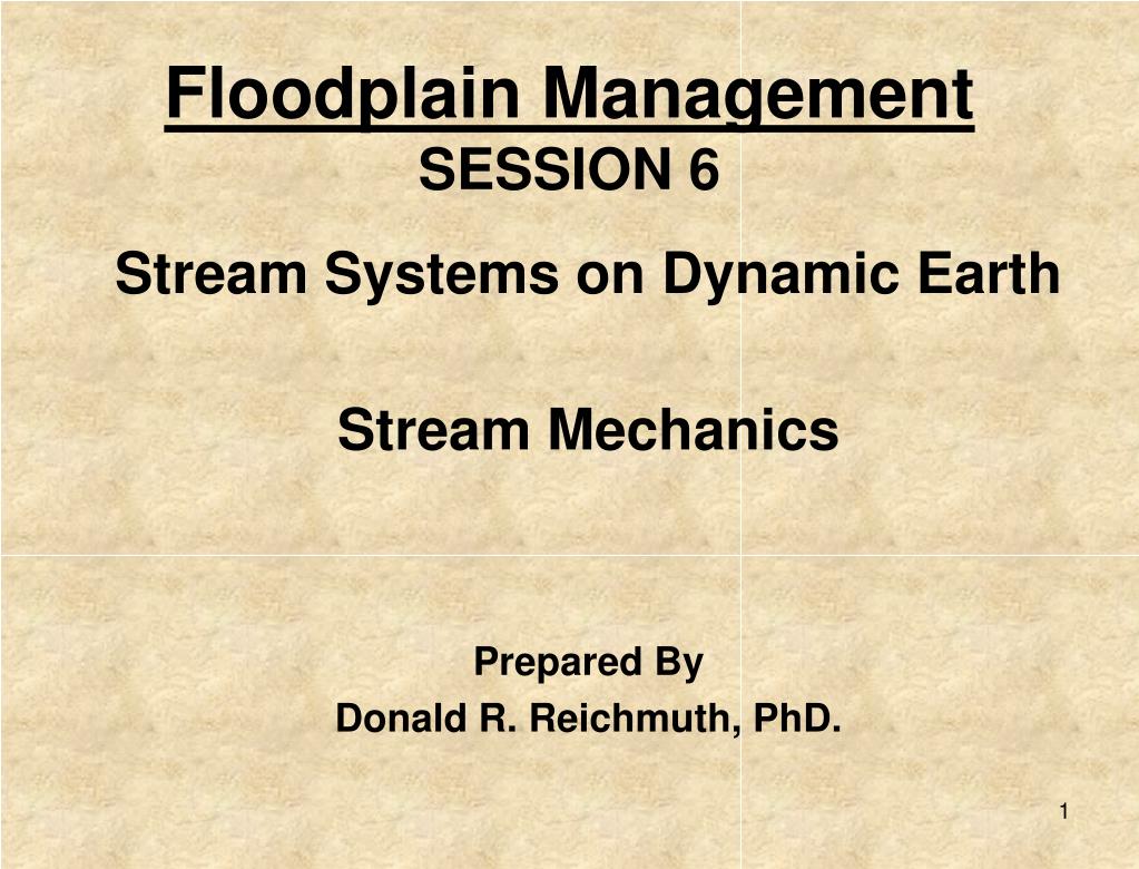PPT - Floodplain Management SESSION 6 PowerPoint Presentation, free  download - ID:6674226