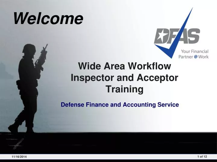 Ppt Wide Area Workflow Inspector And Acceptor Training