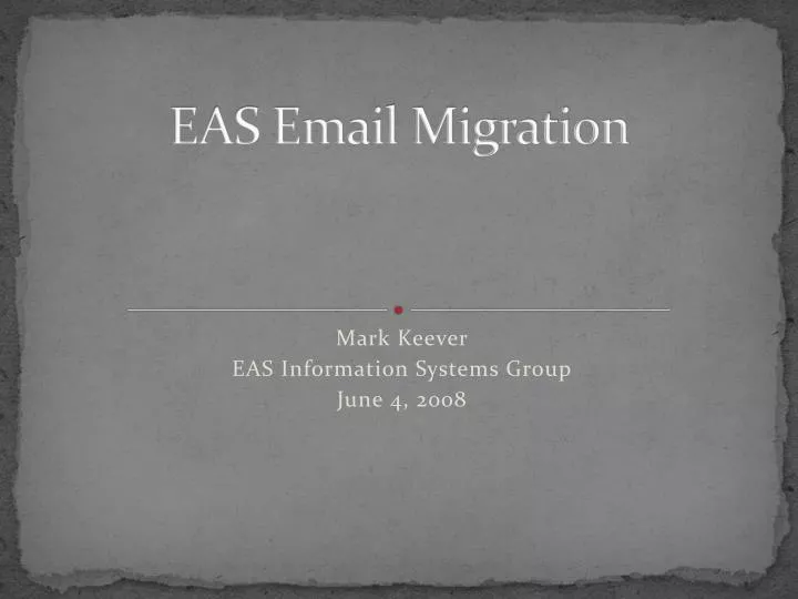 eas email migration n.